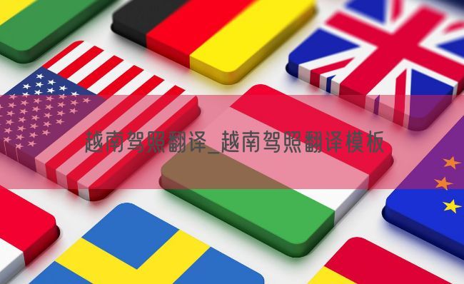 越南驾照翻译_越南驾照翻译模板
