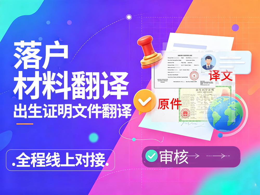 落户材料翻译 落户材料翻译