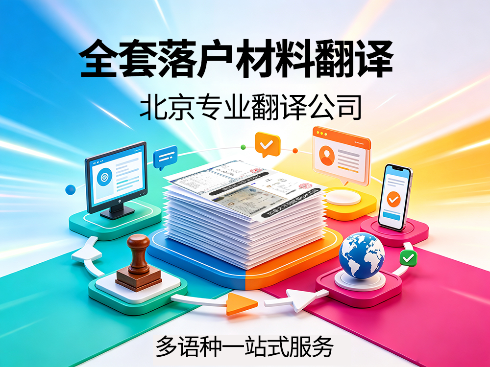 落户材料翻译 落户材料翻译
